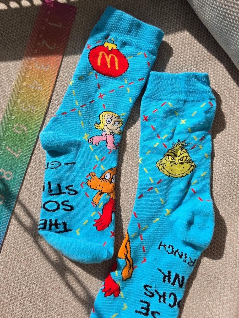 Mcdonald's Christmas 2025 Grinch Socks